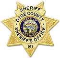 Otoe County Nebraska Sheriff Patch